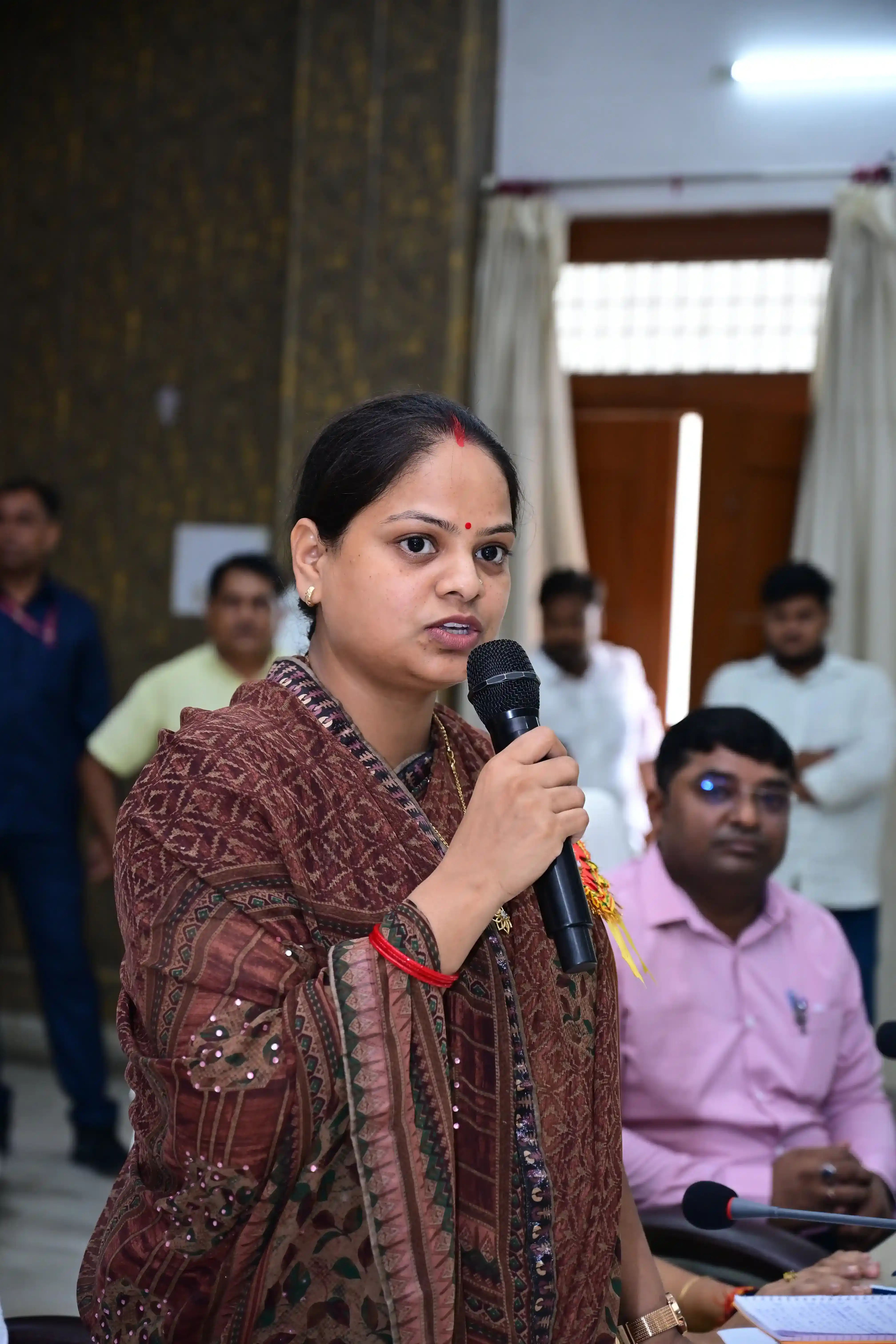 विकास कार्यों का निरीक्षण